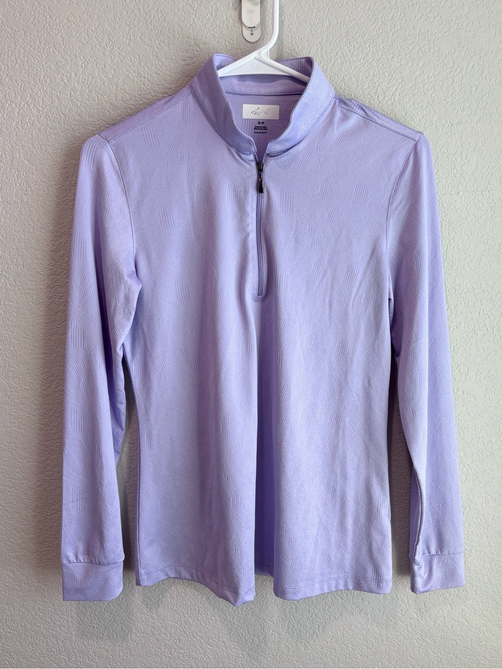 Greg Norman Long Sleeve 1/4 Zip Golf Pullover Lavender Purple Women’s Size Small